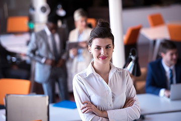 Image showing business woman at office