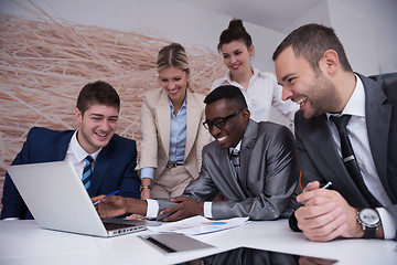 Image showing business people group at office