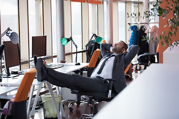 Image showing business man at the office