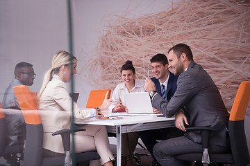 Image showing business people group at office