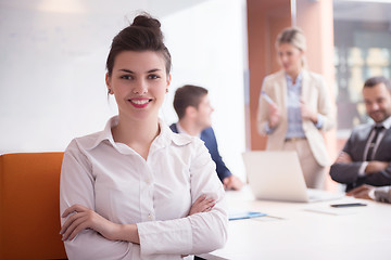 Image showing business woman at office