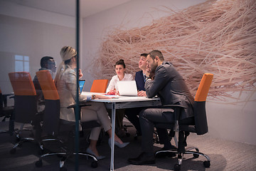 Image showing business people group at office