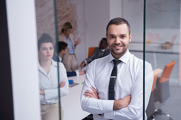 Image showing business people group at office