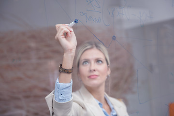 Image showing business woman at office