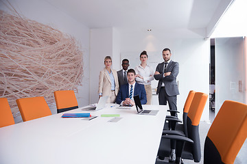 Image showing business people group at office