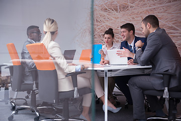 Image showing business people group at office