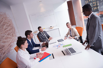 Image showing business people group at office