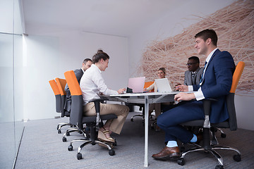 Image showing business people group at office