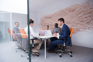 Image showing business people group at office