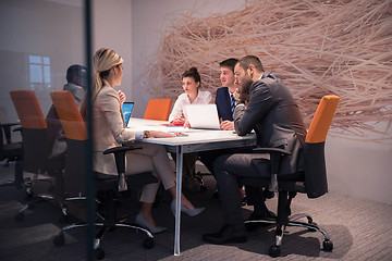 Image showing business people group at office