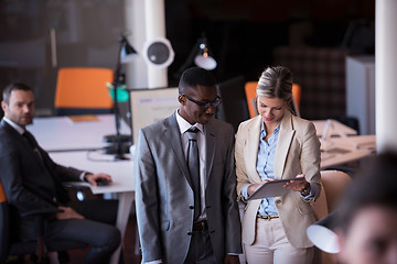 Image showing business people group at office