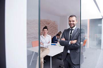 Image showing business people group at office