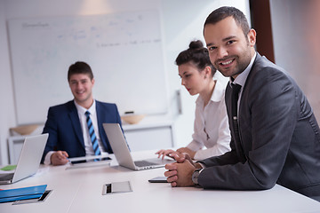 Image showing business people group at office