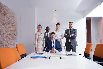 Image showing business people group at office