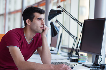 Image showing business man at the office