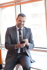 Image showing business man at the office