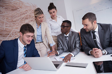 Image showing business people group at office