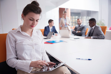 Image showing business people group at office