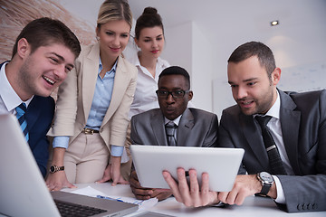 Image showing business people group at office