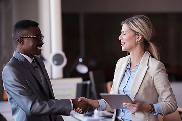 Image showing business people group at office