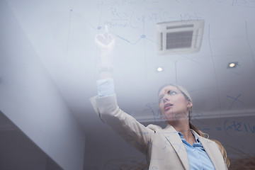 Image showing business woman at office