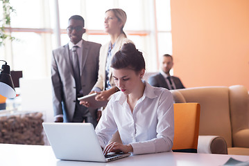 Image showing business people group at office