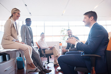 Image showing business people group at office