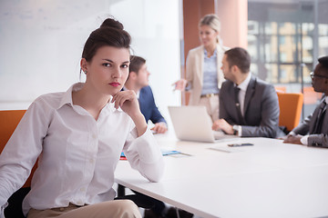 Image showing business woman at office