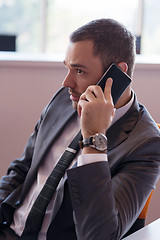 Image showing business man at the office