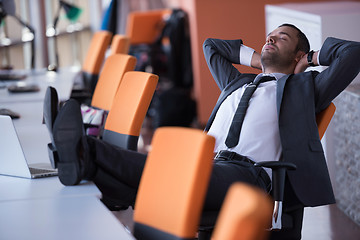 Image showing business man at the office