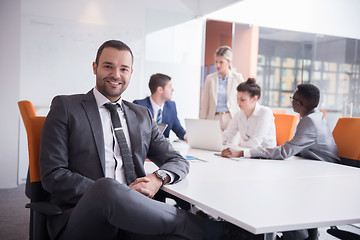 Image showing business people group at office