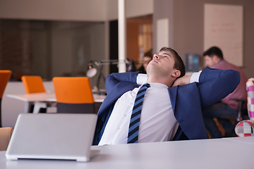 Image showing business man at the office