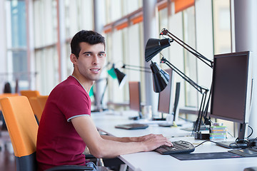 Image showing business man at the office