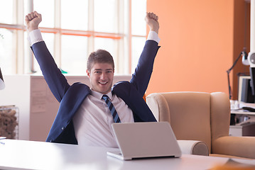 Image showing business man at the office