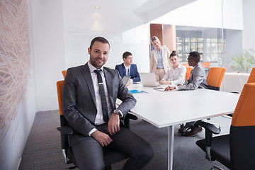 Image showing business people group at office