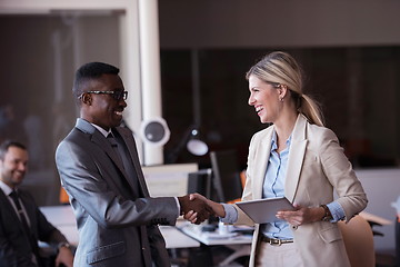 Image showing business people group at office