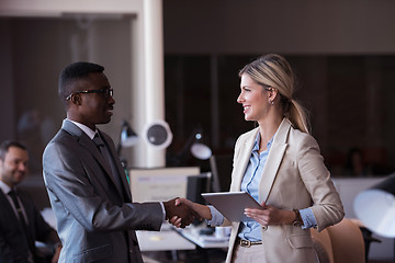 Image showing business people group at office