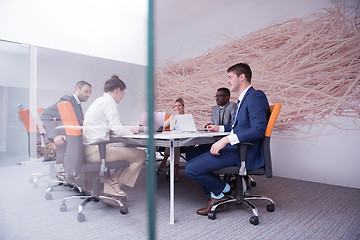 Image showing business people group at office