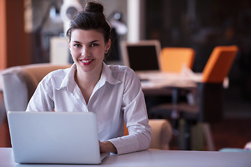 Image showing business woman at office