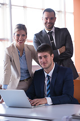 Image showing business man at the office