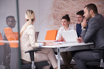 Image showing business people group at office