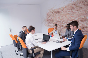 Image showing business people group at office