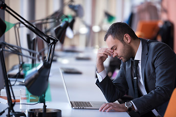 Image showing business man at the office