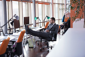 Image showing business man at the office