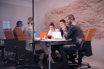 Image showing business people group at office