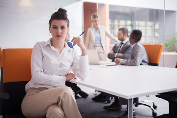 Image showing business people group at office