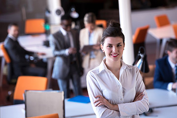 Image showing business woman at office