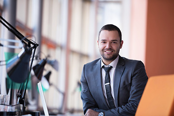 Image showing business man at the office