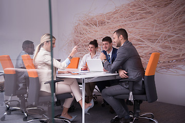 Image showing business people group at office