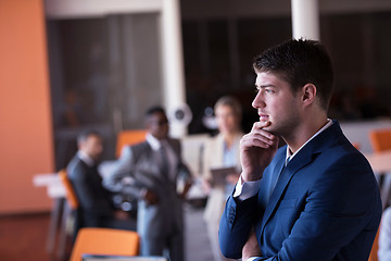 Image showing business man at the office